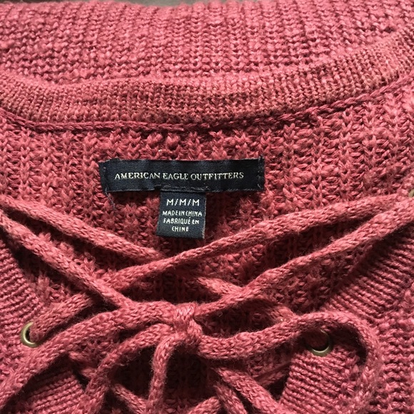 AEO / Front-Tie Sweater - Picture 5 of 9